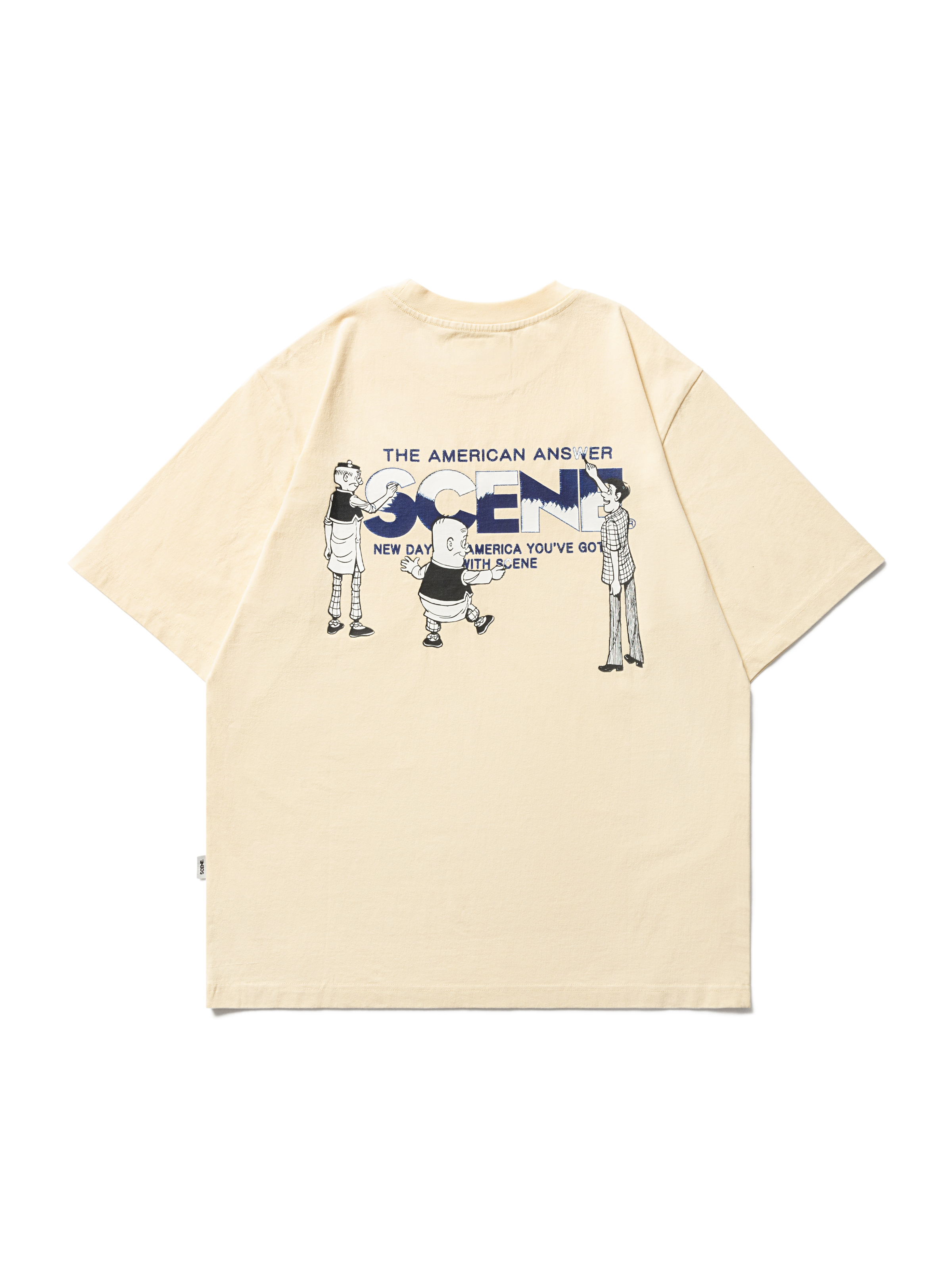 SCENE OMQ CLASSIC TEE // YLW_BK