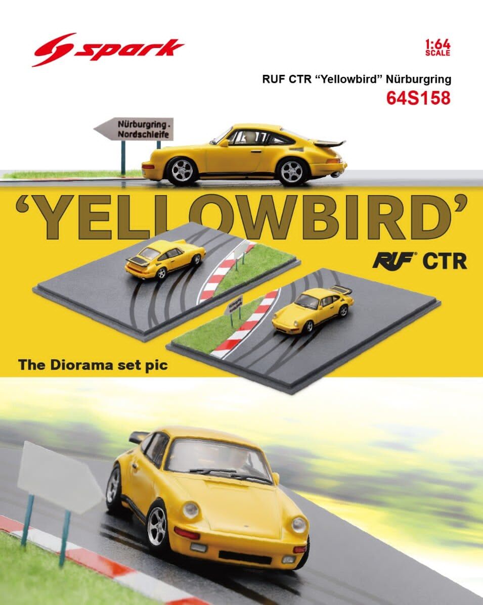 預訂:1/64 Spark RUF CTR "Yellowbird" Nürburgring (64S158 )