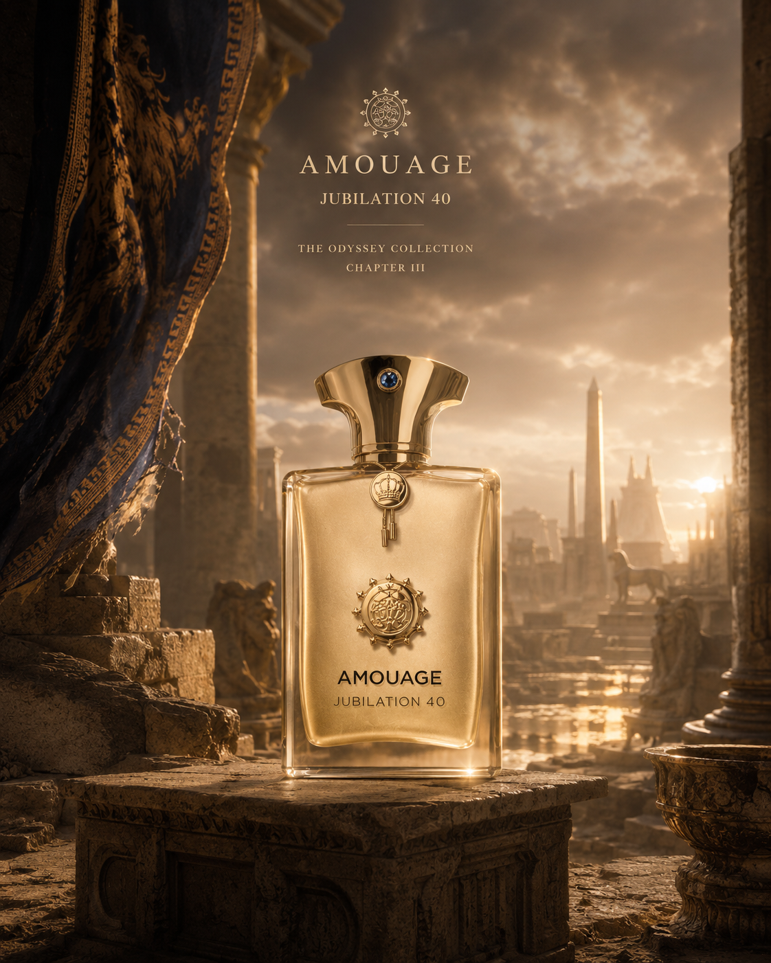 AMOUAGE 愛慕 Jubilation 40 Man 月之詠嘆 40 男性香精 EXTRAIT 100ml
