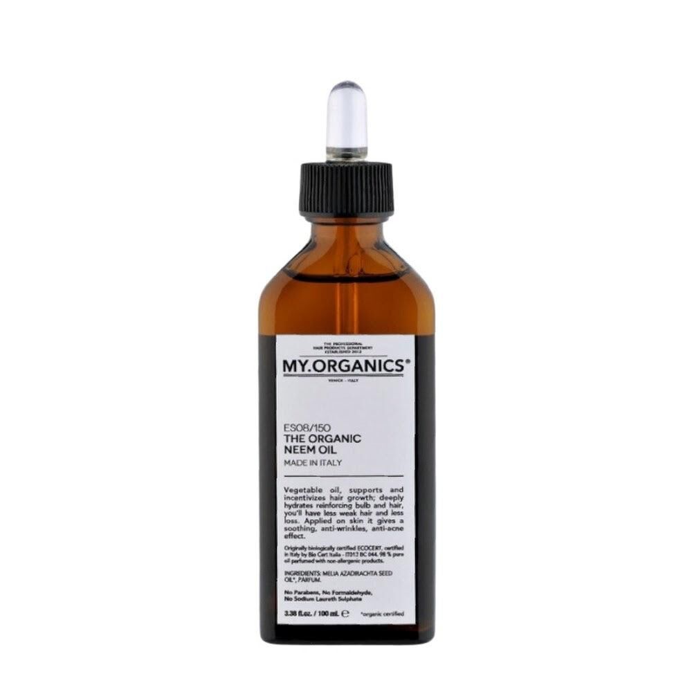 義大利 MY.ORGANICSMy Organics 苦楝樹油100ml (頭皮護理-舒緩修護)【正品】My Organics Neem Oil 100ml
