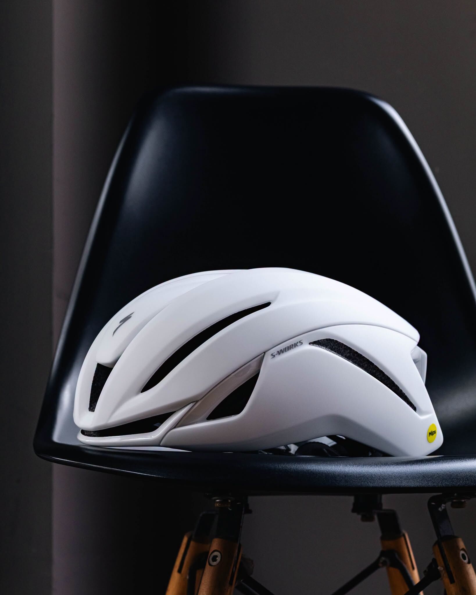 【SPECIALIZED】 S-Works Evade 4 安全帽 WHITE 霧面白