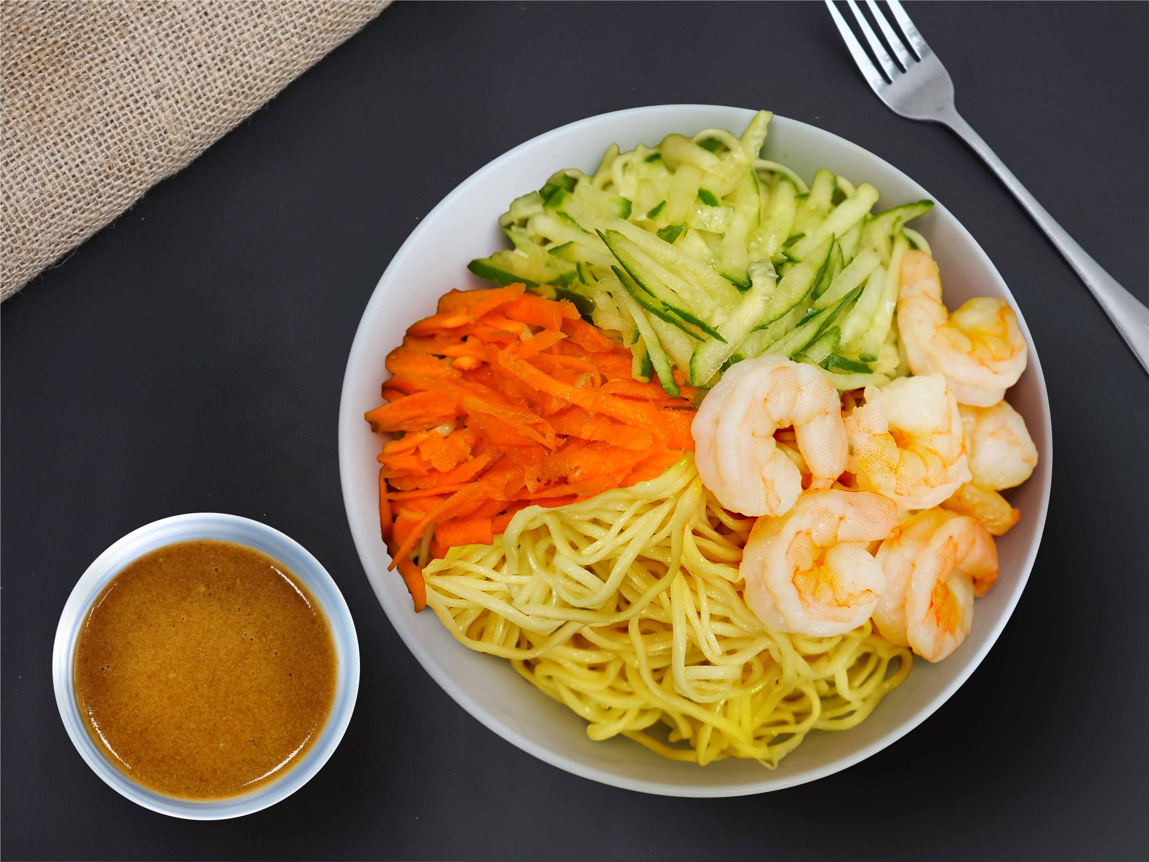 蝦仁涼麵