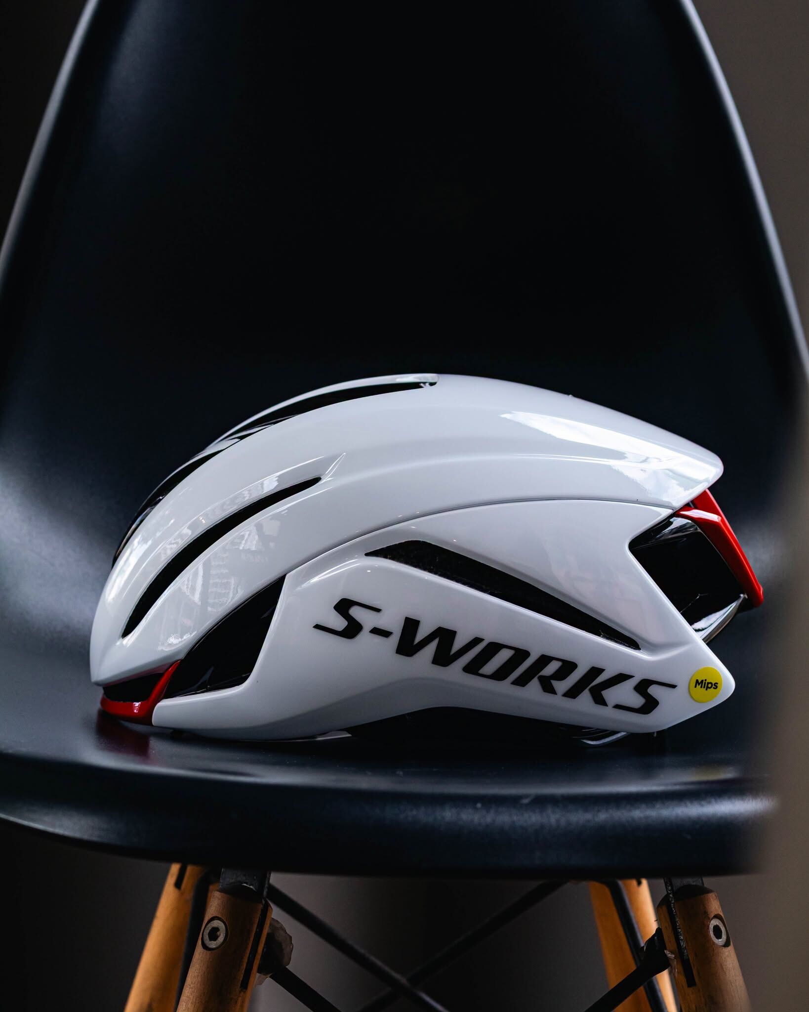 【SPECIALIZED】 S-Works Evade 4 安全帽 WHITE 亮光白
