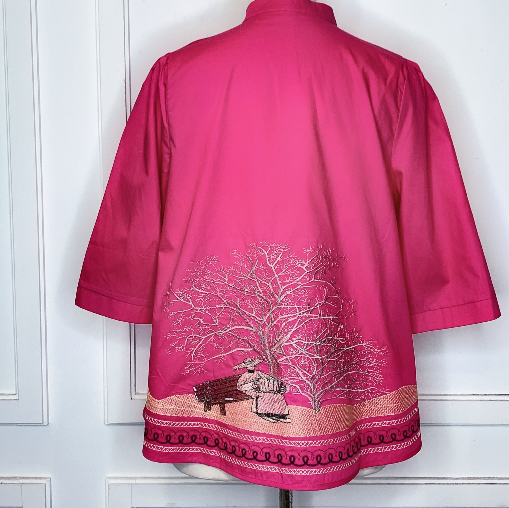 TE82 Scarfesia民族刺繡上衣 (A82)(DD909_F)