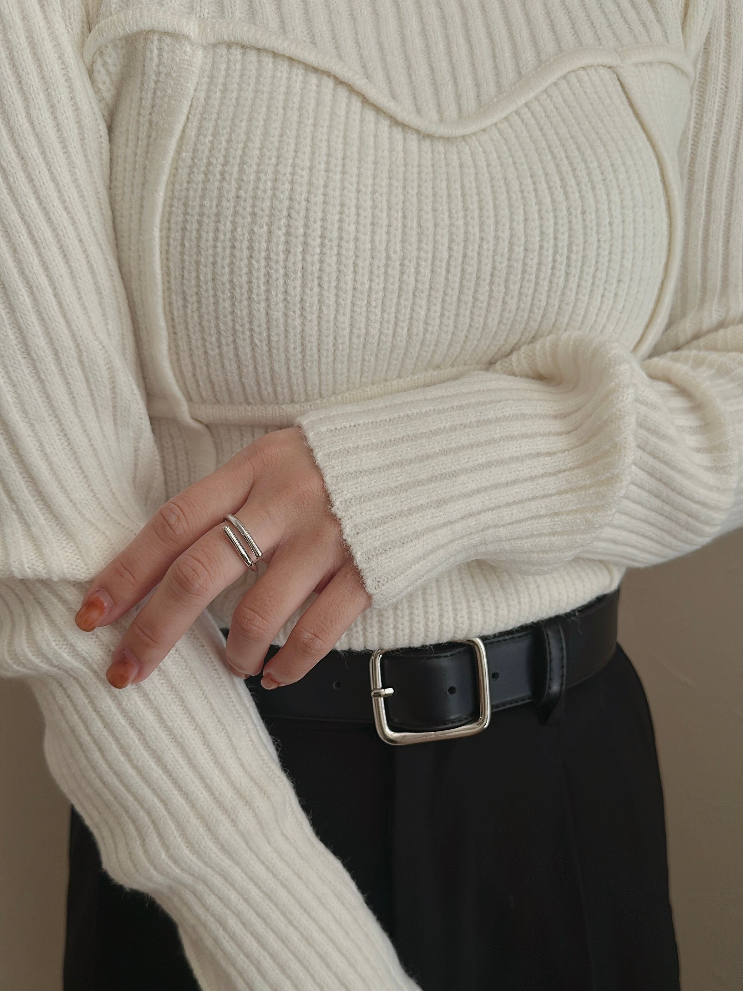 S925 overlap ring