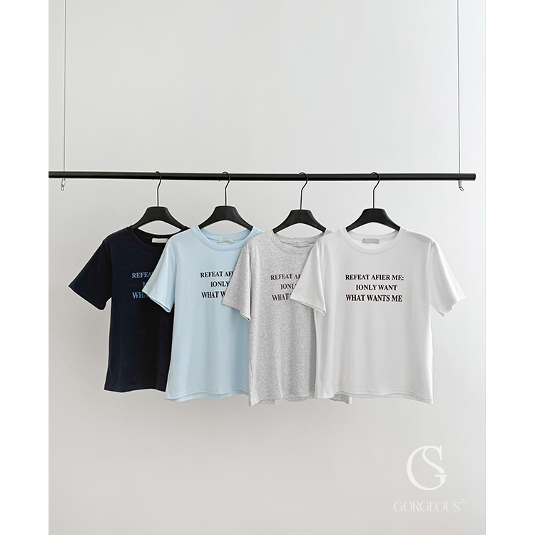 M73「⽔柔棉 ` 植絨 REFEAT TEE」