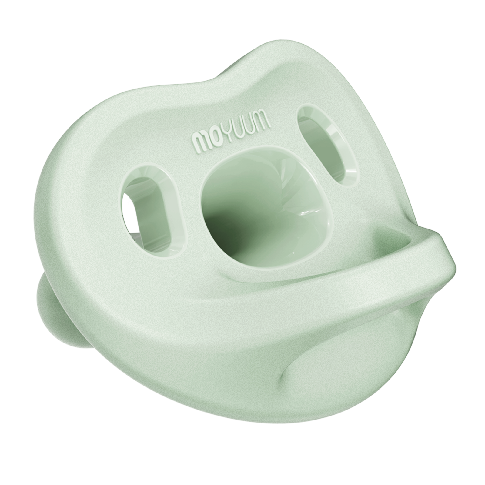 【MOYUUM】Premium Silicone Pacifier Grade 3 with Case (Sage)