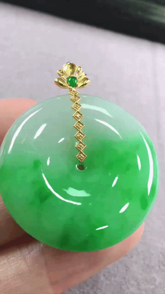 524354 翡翠平安扣 (32.2mm直徑)