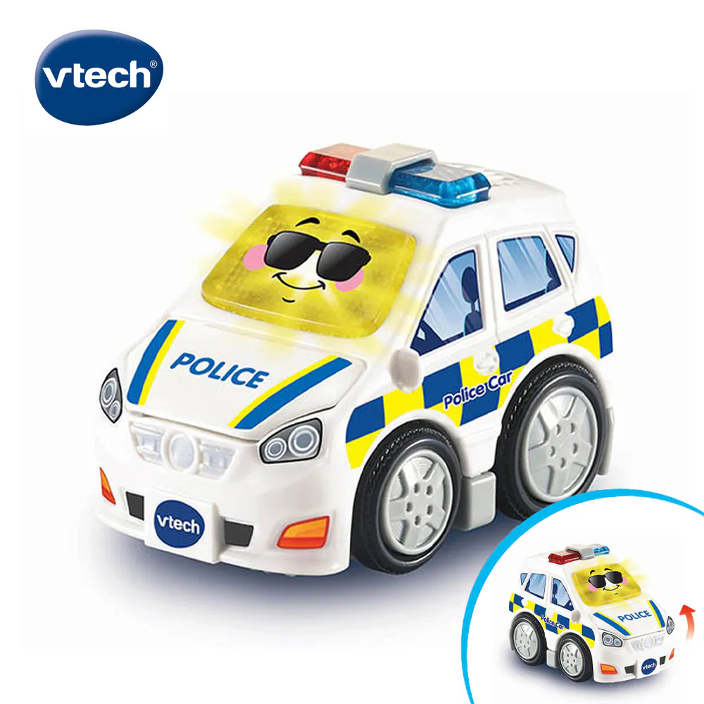 Vtech 聲光城市嘟嘟車-救援警車