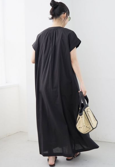 AL041 coen Skipper 法式袖連身裙
