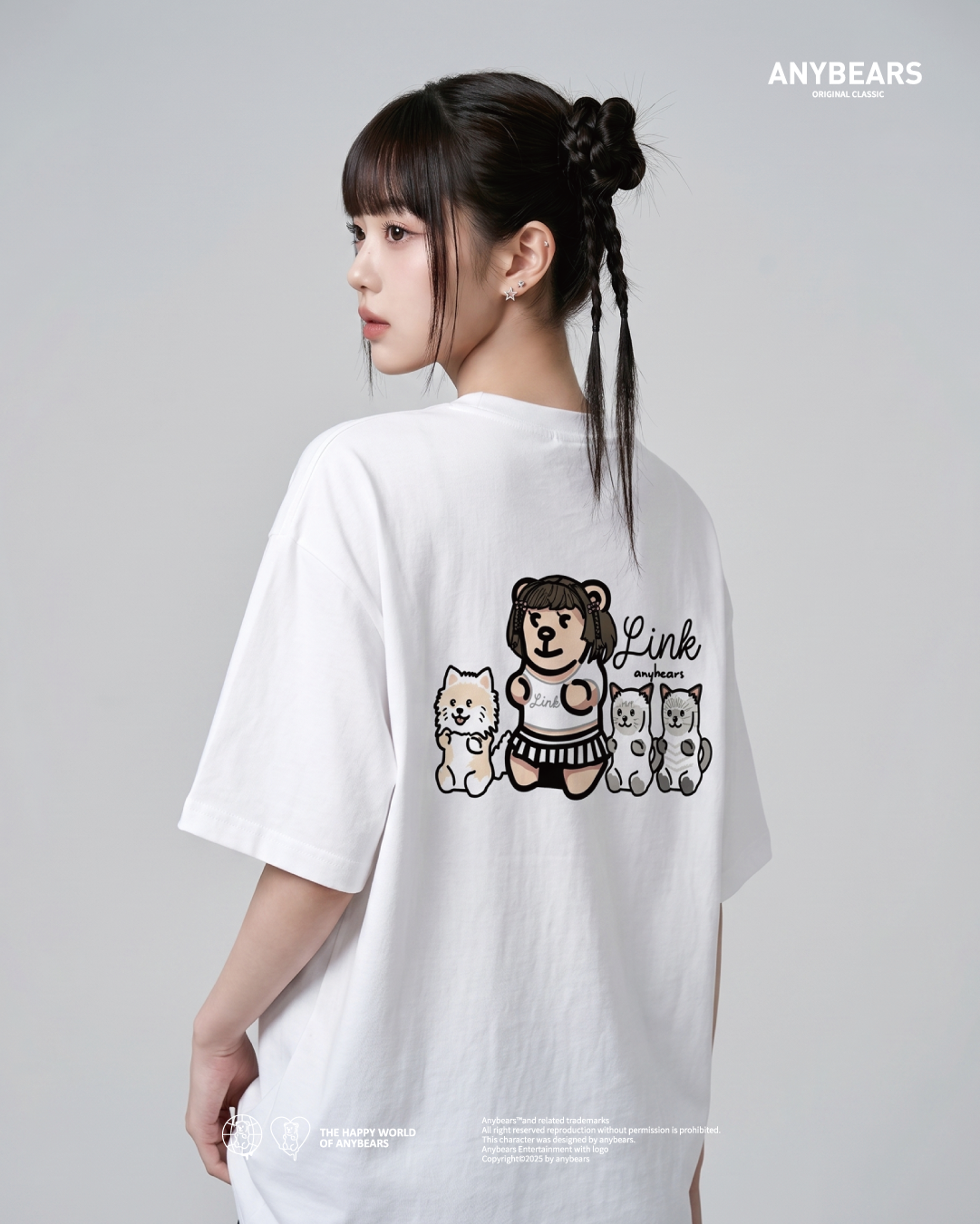 ANYBEARS® 林可熊 專屬限量短Tee
