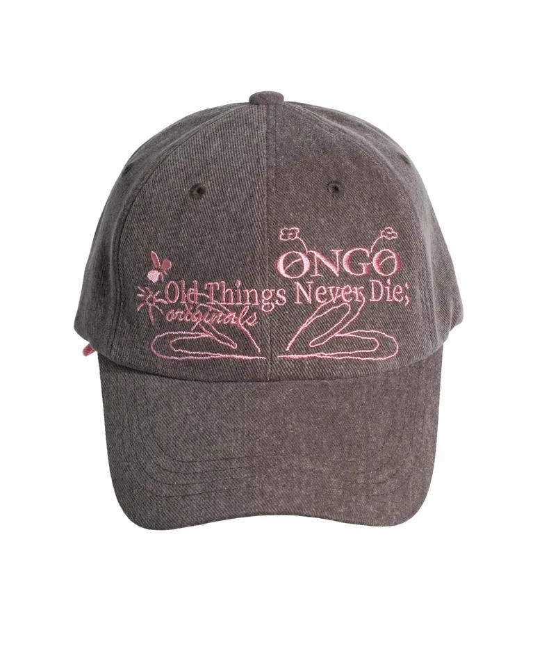 ONGO DENIM FLOWER KNOT CAP