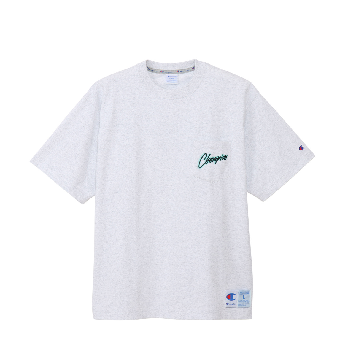 男款-CASUAL 寬版印花短袖TEE-淺灰色(C3-D332-060)