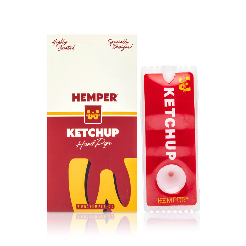 🇺🇸Hemper - Ketchup Glass Pipe 番茄醬造型玻璃煙斗