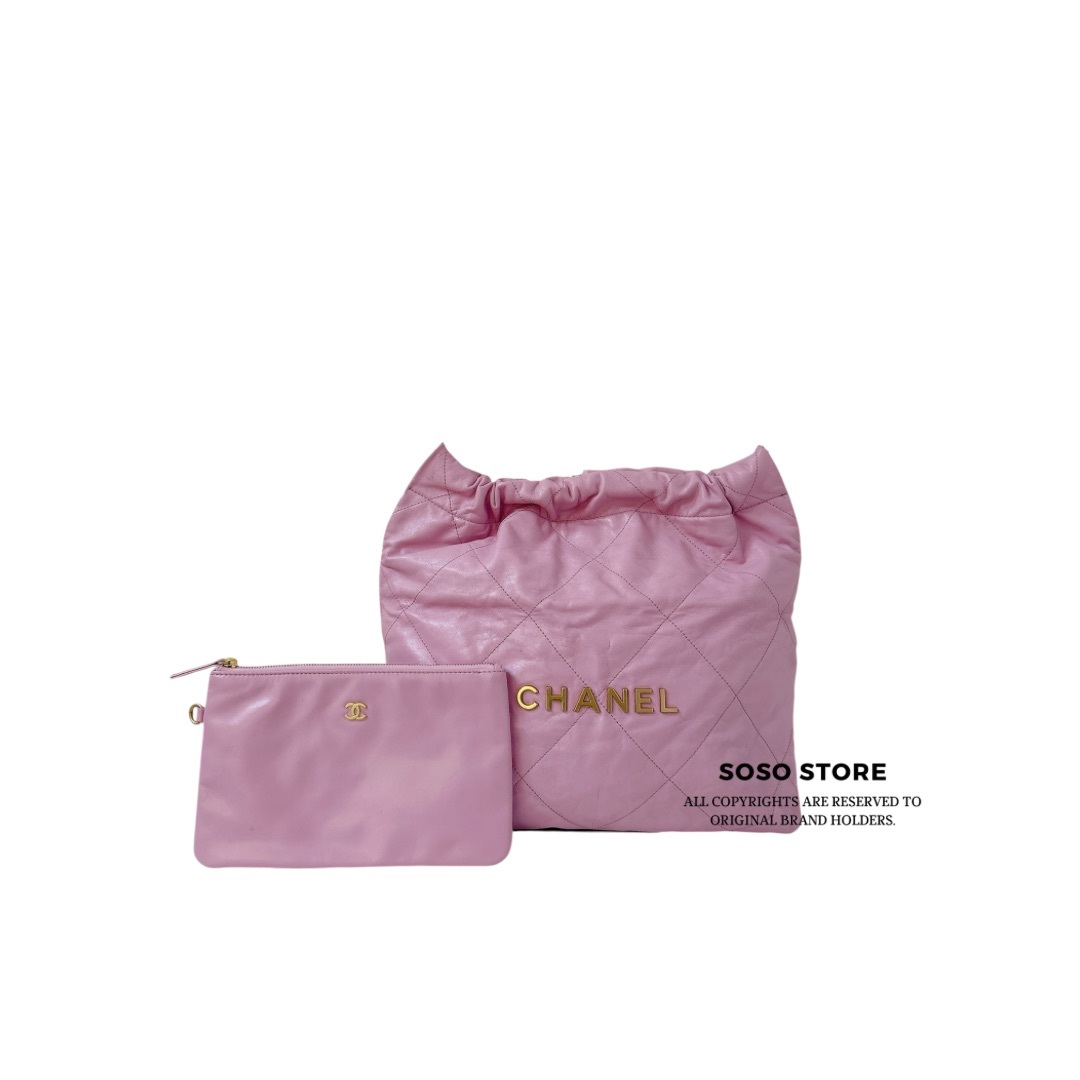 Chanel 22 Handbag - Pink / GHW