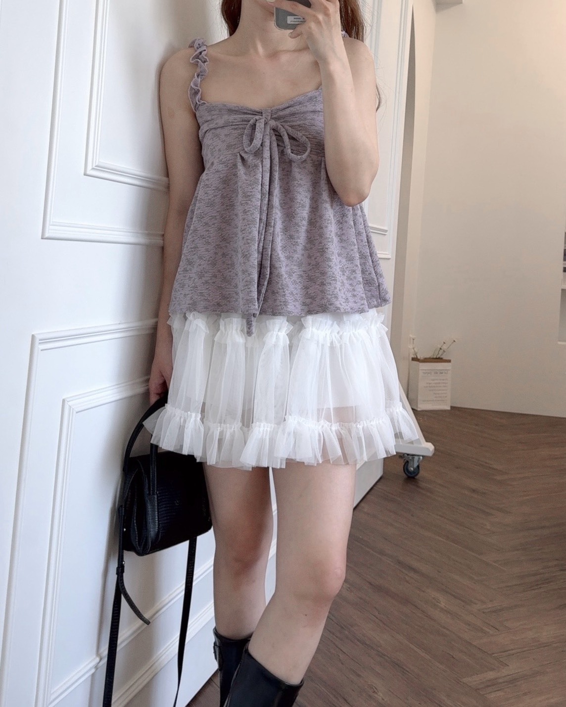 法朵Fado shop｜層次網紗澎澎短裙 435B001 三色