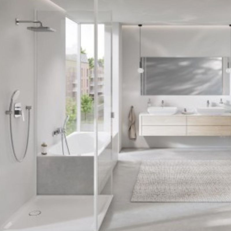 GROHE CubeoSLM Concealed Bath & Shower Set 1053360000