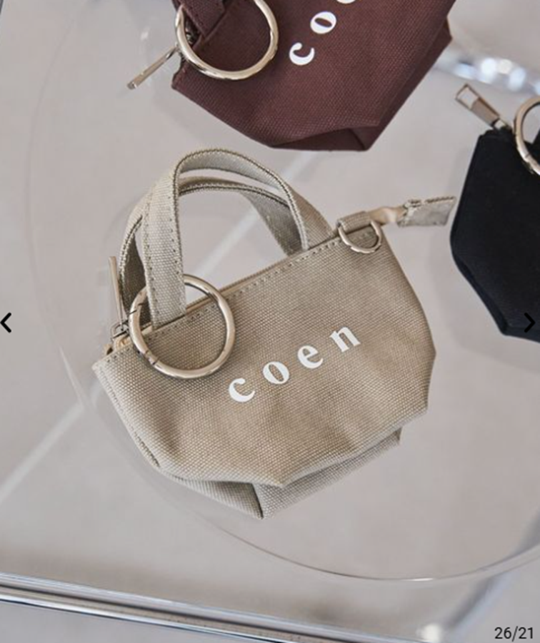 AL032 coen coen Logo 手提包掛飾 XS