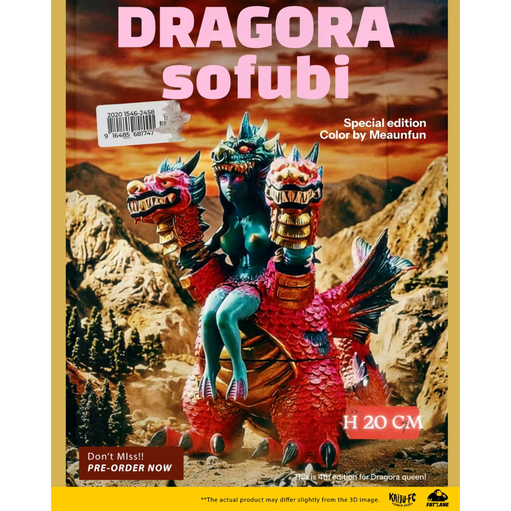 FAT LANE x Kaiju DRAGORA : "Dragora Pinku-Suijin" (ピンク水神)