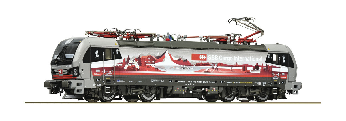 Roco 7510073 HO規 瑞士聯邦鐵路國際貨運公司 (SBB Cargo International) 193 452-0 型 “瑞士穿梭者” 數位音效車