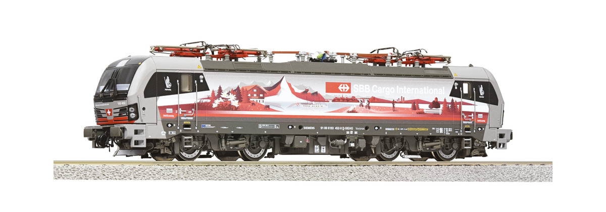 Roco 7510073 HO規 瑞士聯邦鐵路國際貨運公司 (SBB Cargo International) 193 452-0 型 “瑞士穿梭者” 數位音效車