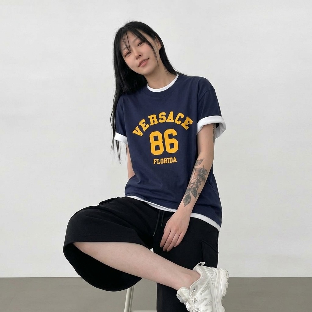 『RB』VERSACE 86號純棉短T