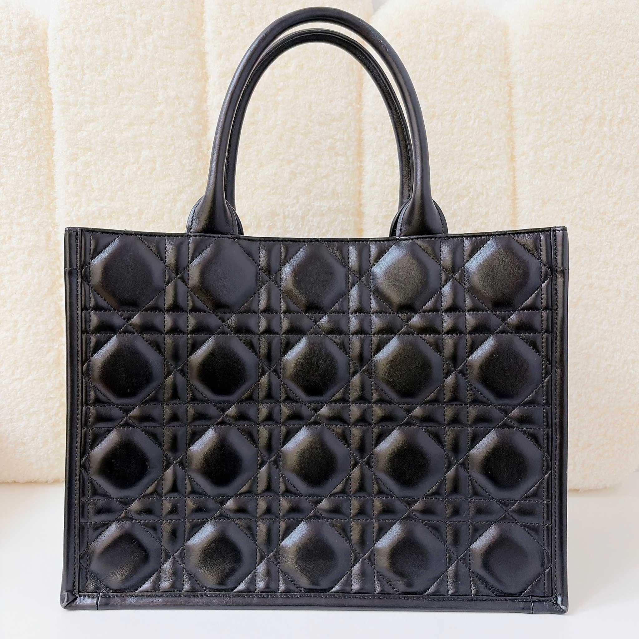 Dior Book Tote - Black / GHW