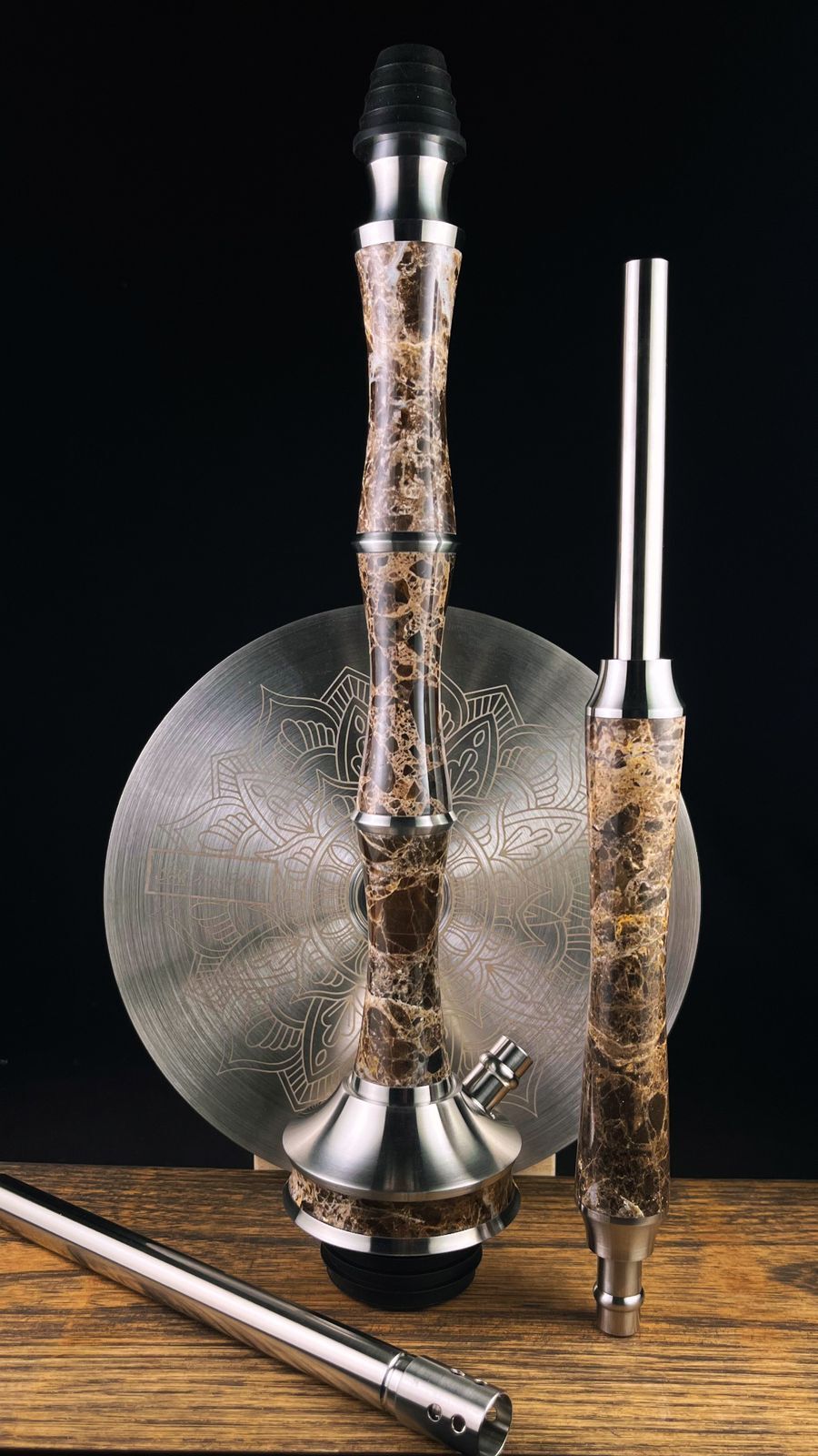 Special Hookah Triple 2.0 - Bidasar Brown - Silver