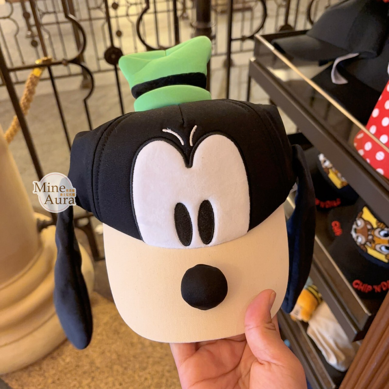 高飛狗 Goofy 大頭 小身體 造型帽 棒球帽 帽子 -上海迪士尼樂園