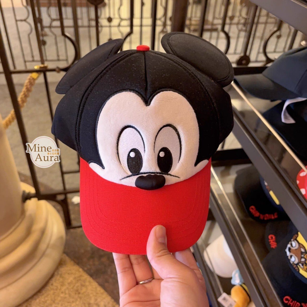 米奇 Mickey 大頭 小身體 造型帽 棒球帽 帽子 -上海迪士尼樂園