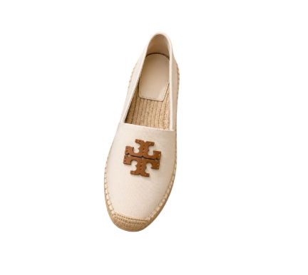 [EPO] TORY BURCH BRIE/AMBRA EVERLY CANVAS ESPADRILLE, 143463-724 (POETB73)