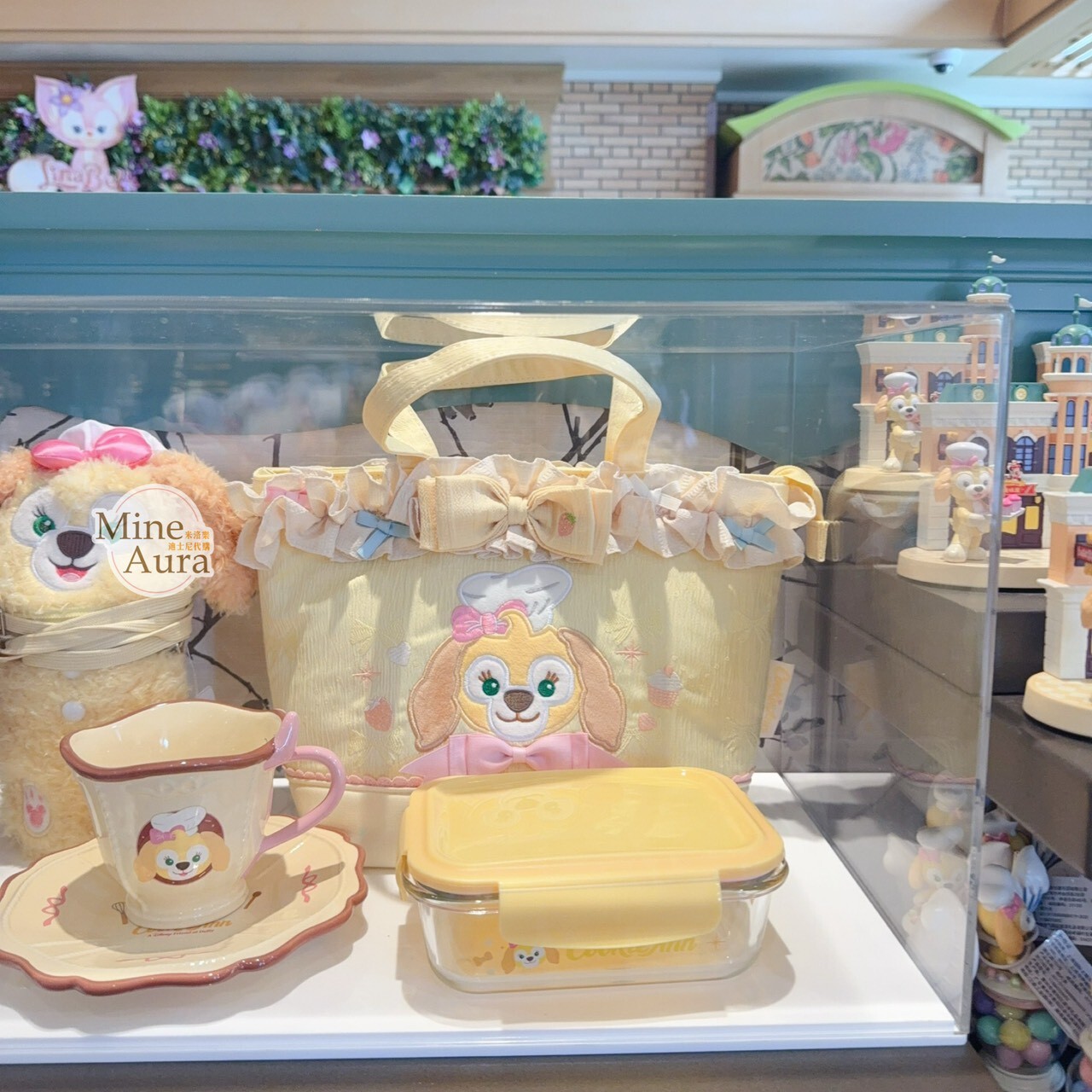 可琦安 餅乾 CookieAnn 手提 餐袋 + 玻璃餐盒 便當盒 -上海迪士尼樂園