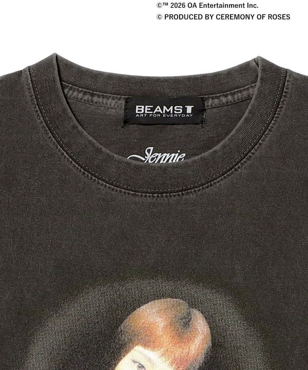 🇯🇵 BEAMS JENNIE / PhotoT-shirt② 水洗灰 黑灰 炭灰 照片印花T 短T 短袖 專輯紀念T 金珍妮 Ruby / 預購