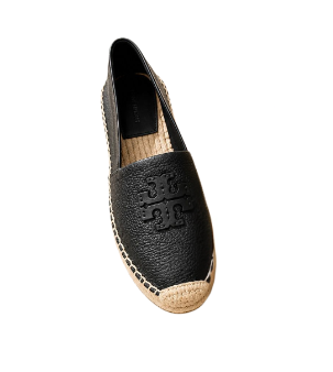 [EPO] TORY BURCH PERFECT BLACK STITCH LOGO ESPADRILLE, 181312-006 (POETB85)