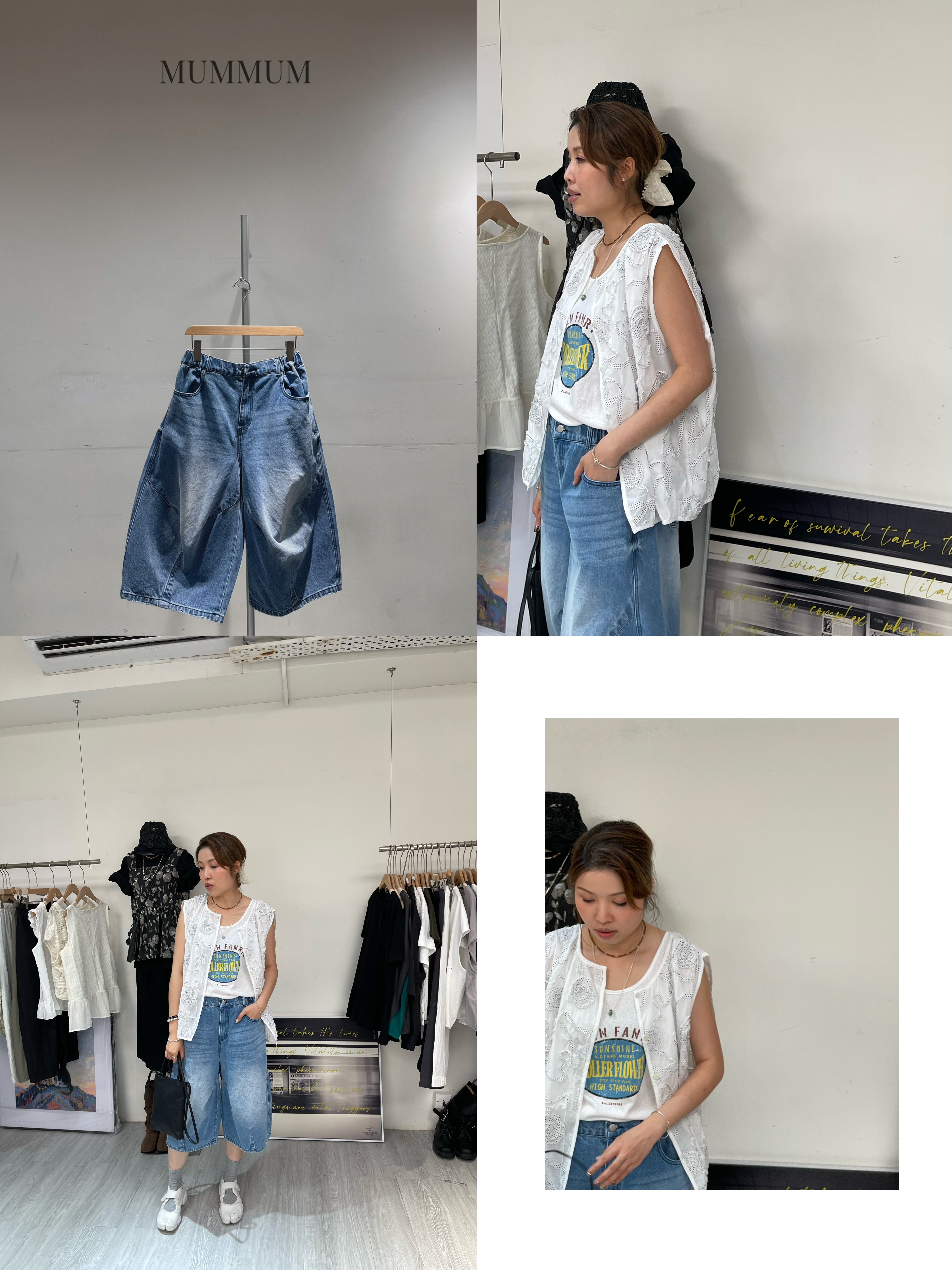 03733a/夏日氣息三線寬鬆中短褲 30-38/42/28