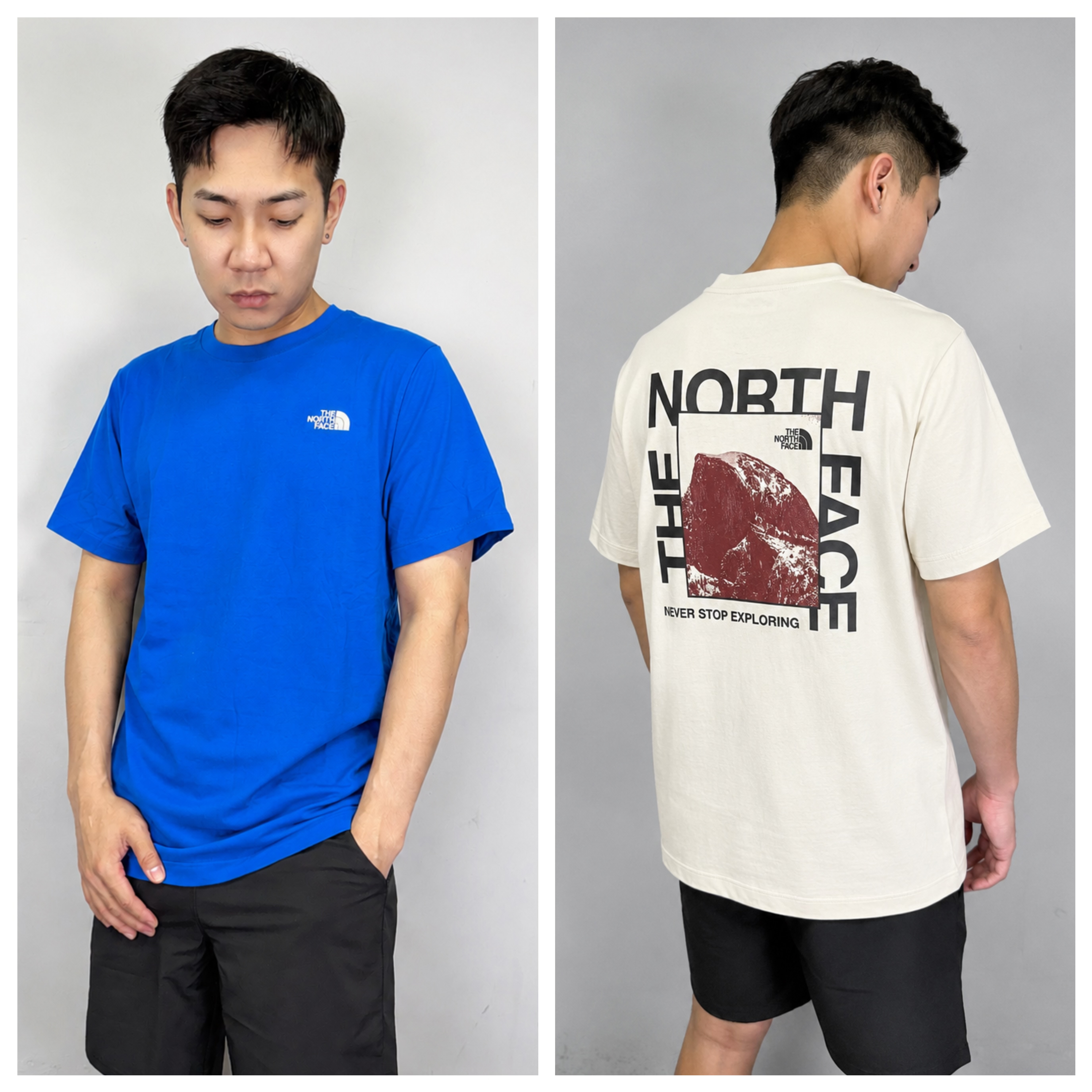 The North Face 背後 背後圓頂山脈大字母 短袖上衣 短T