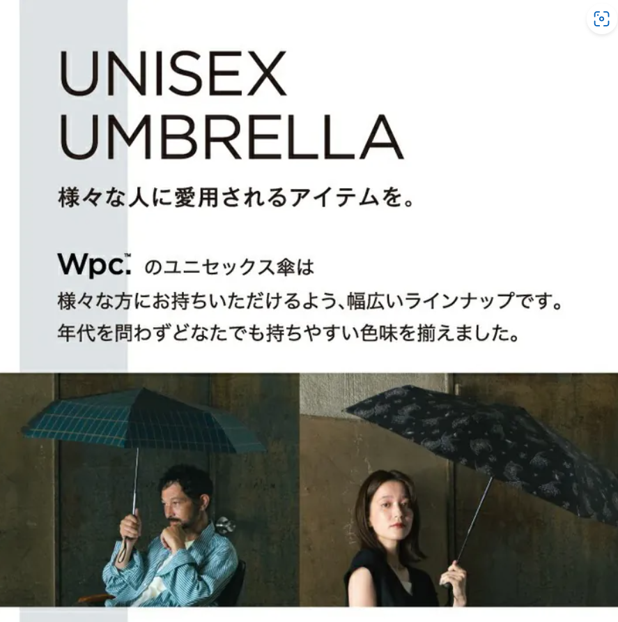 ac1447/wpc- UNISEX BASIC 晴雨兼用摺雨傘/縮骨遮