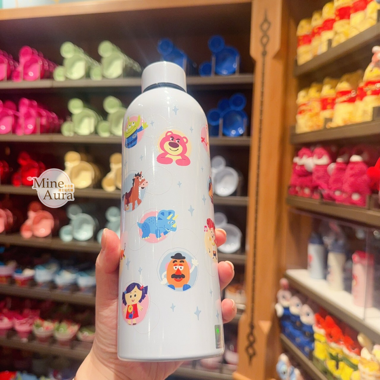玩具總動員 Toy Story 滿版 圖案 不鏽鋼 保溫杯 水壺 -上海迪士尼樂園
