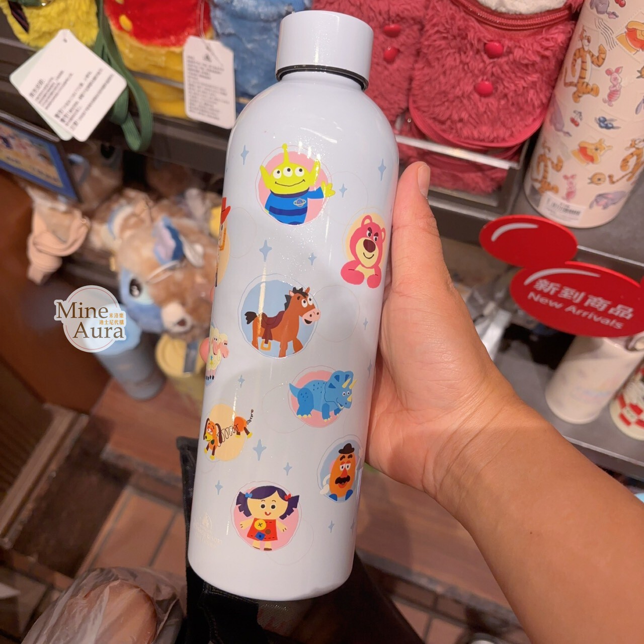 玩具總動員 Toy Story 滿版 圖案 不鏽鋼 保溫杯 水壺 -上海迪士尼樂園