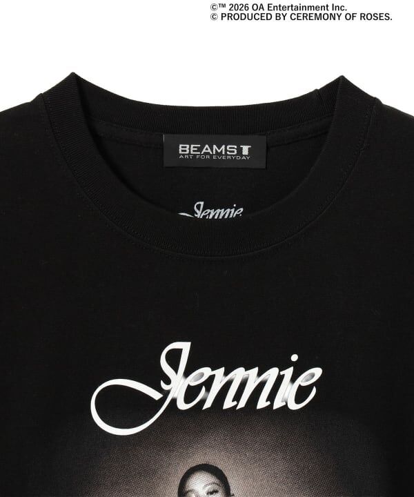 🇯🇵 BEAMS JENNIE / PhotoT-shirt③ 黑色 照片印花T 短T 短袖 專輯紀念T 金珍妮 Ruby / 預購