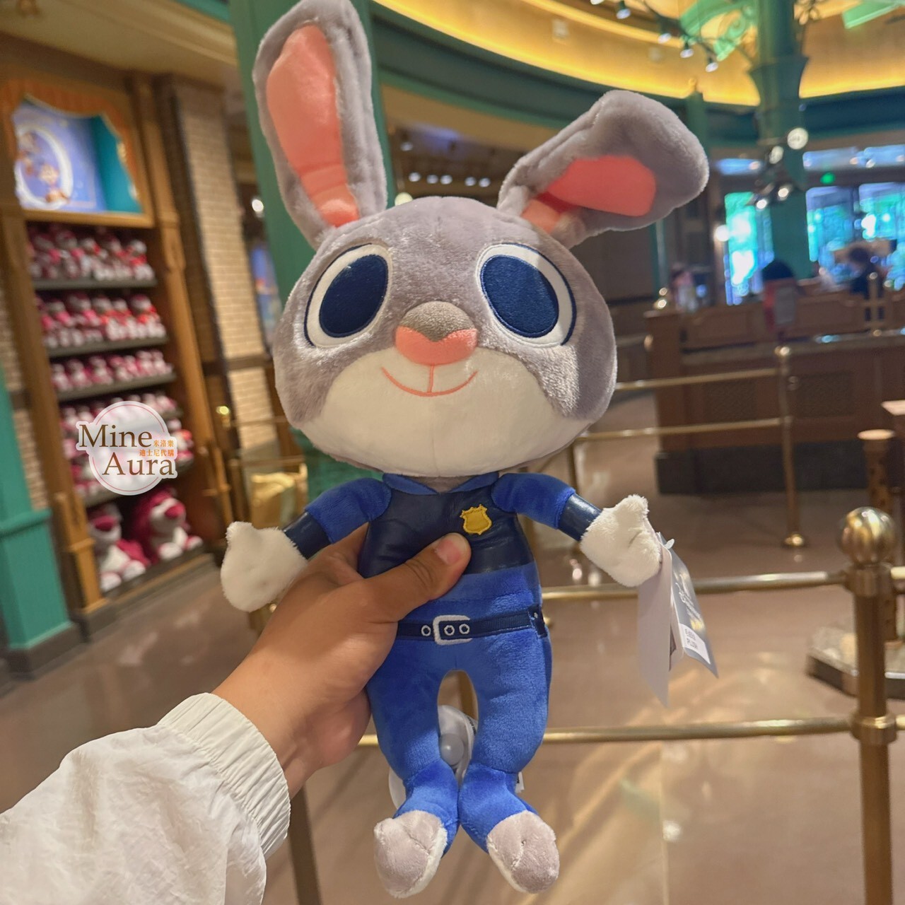 哈茱蒂 Judy 兔 耳朵可動 氣囊設計 絨毛 娃娃 玩偶 動物方城市 Zootopia -上海迪士尼樂園