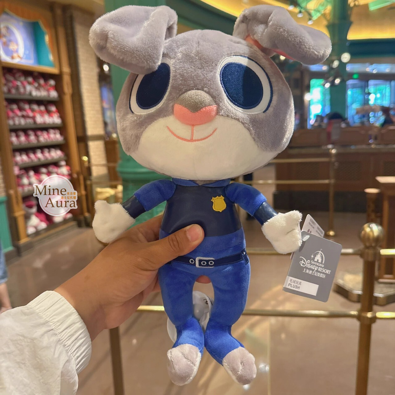 哈茱蒂 Judy 兔 耳朵可動 氣囊設計 絨毛 娃娃 玩偶 動物方城市 Zootopia -上海迪士尼樂園