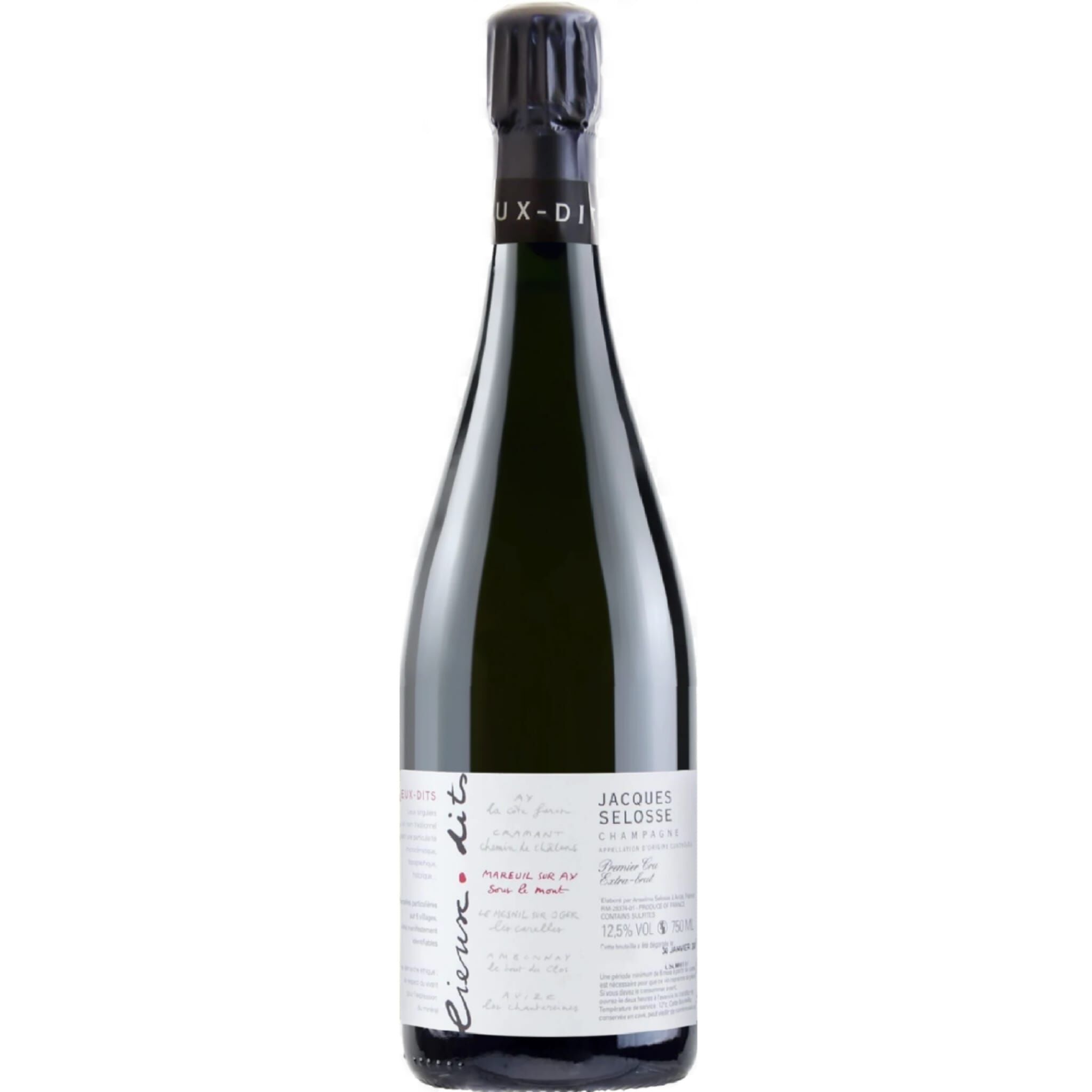 Jacques Selosse Lieux-dits 'Sous le Mont' Mareuil Sur Ay Grand Cru Extra Brut