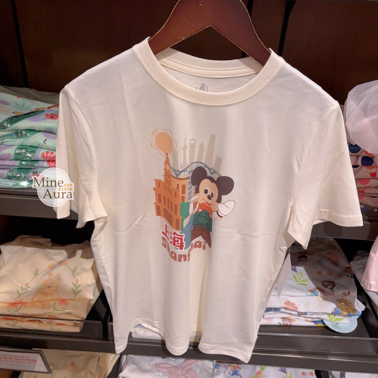 米奇和朋友們 都市醇香系列 米奇 Mickey 圖案 兒童 上衣 短T -上海迪士尼樂園