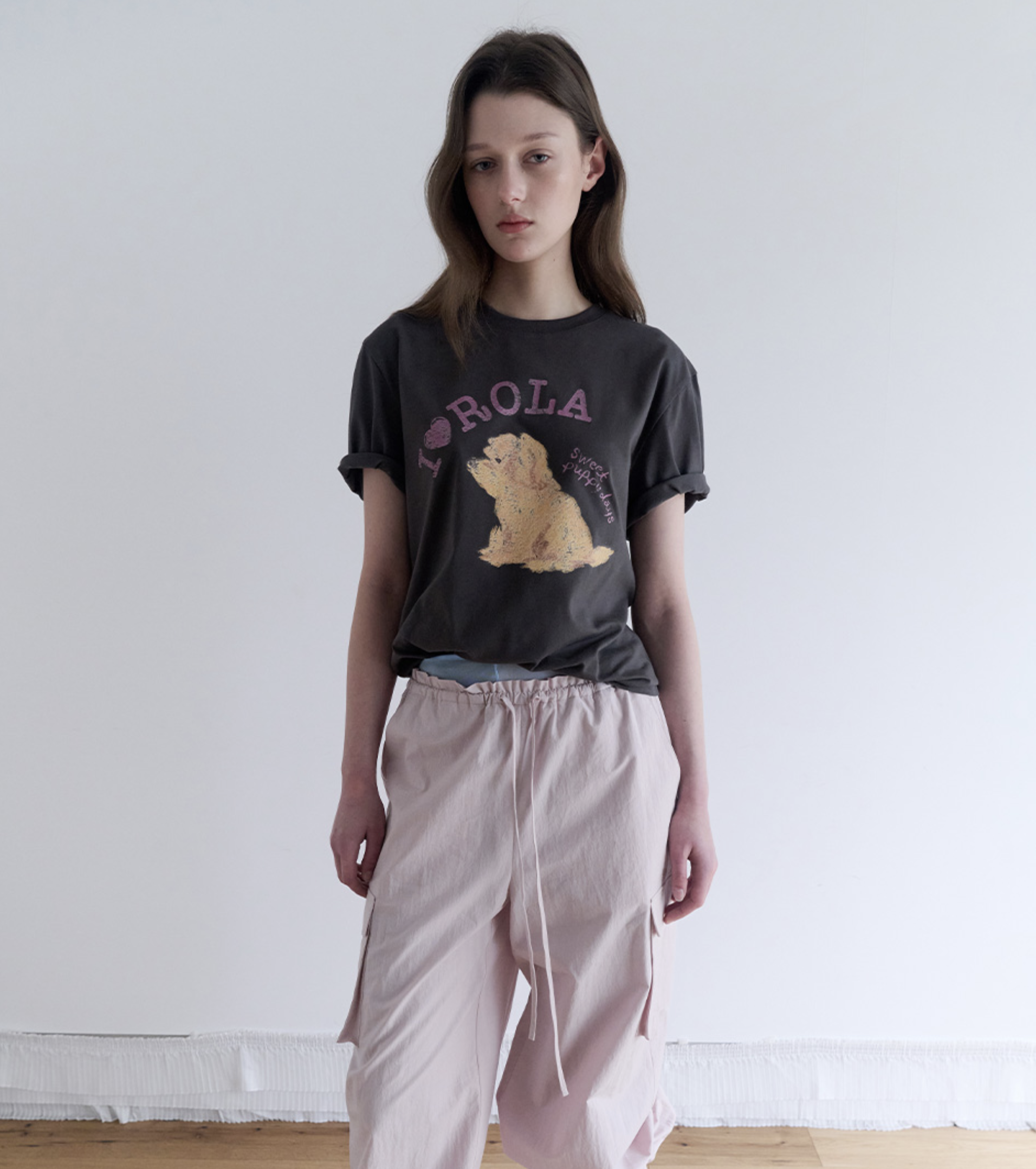 <韓國代購> ROLAROLA I LOVE ROLA PUPPY FRIENDS T-SHIRT