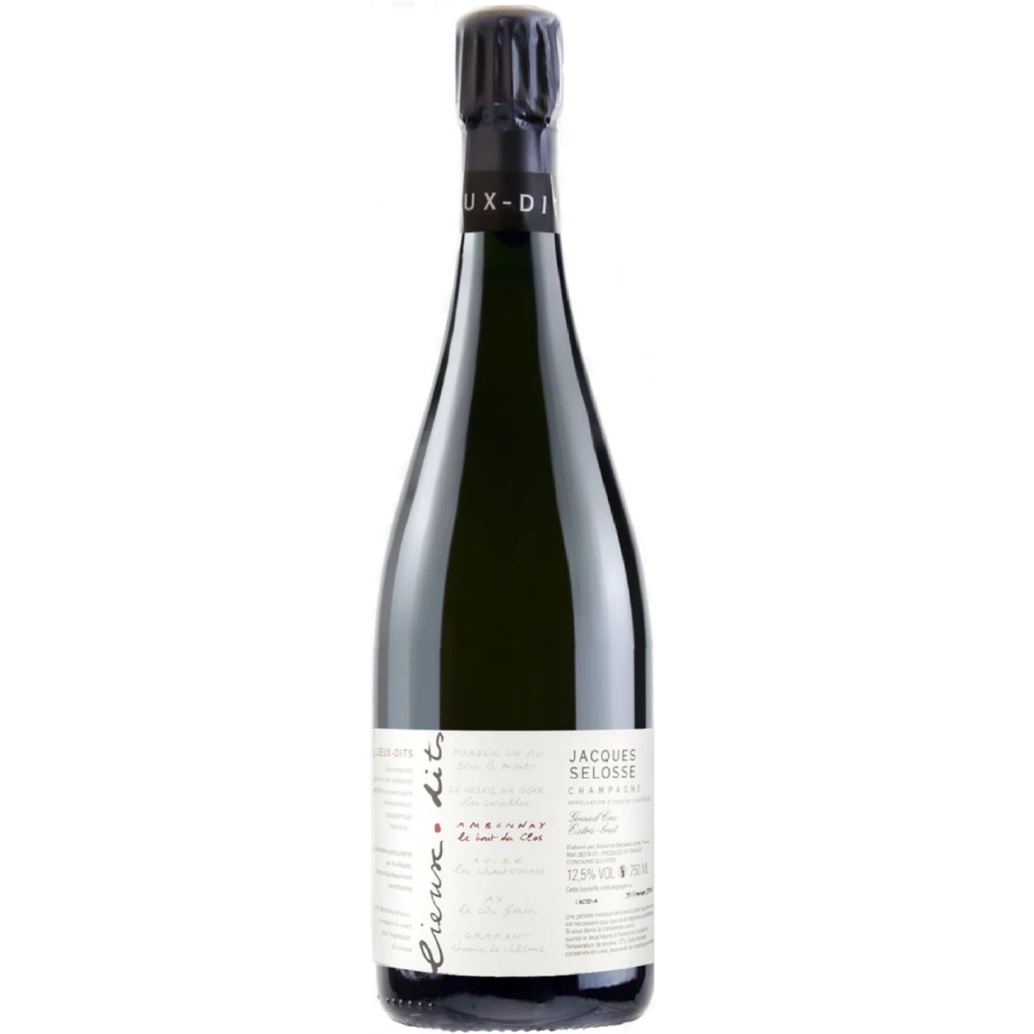 Jacques Selosse Lieux-dits 'Le Bout du Clos' Ambonnay Grand Cru Extra Brut