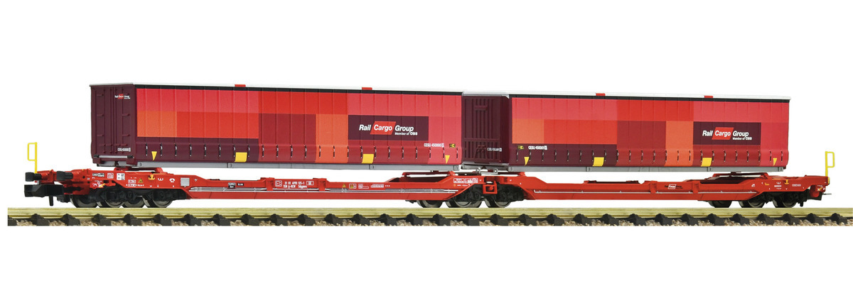 Fleischmann 6660133 N規 奧地利聯邦鐵路/RCW T3000e型鉸接式雙槽貨車