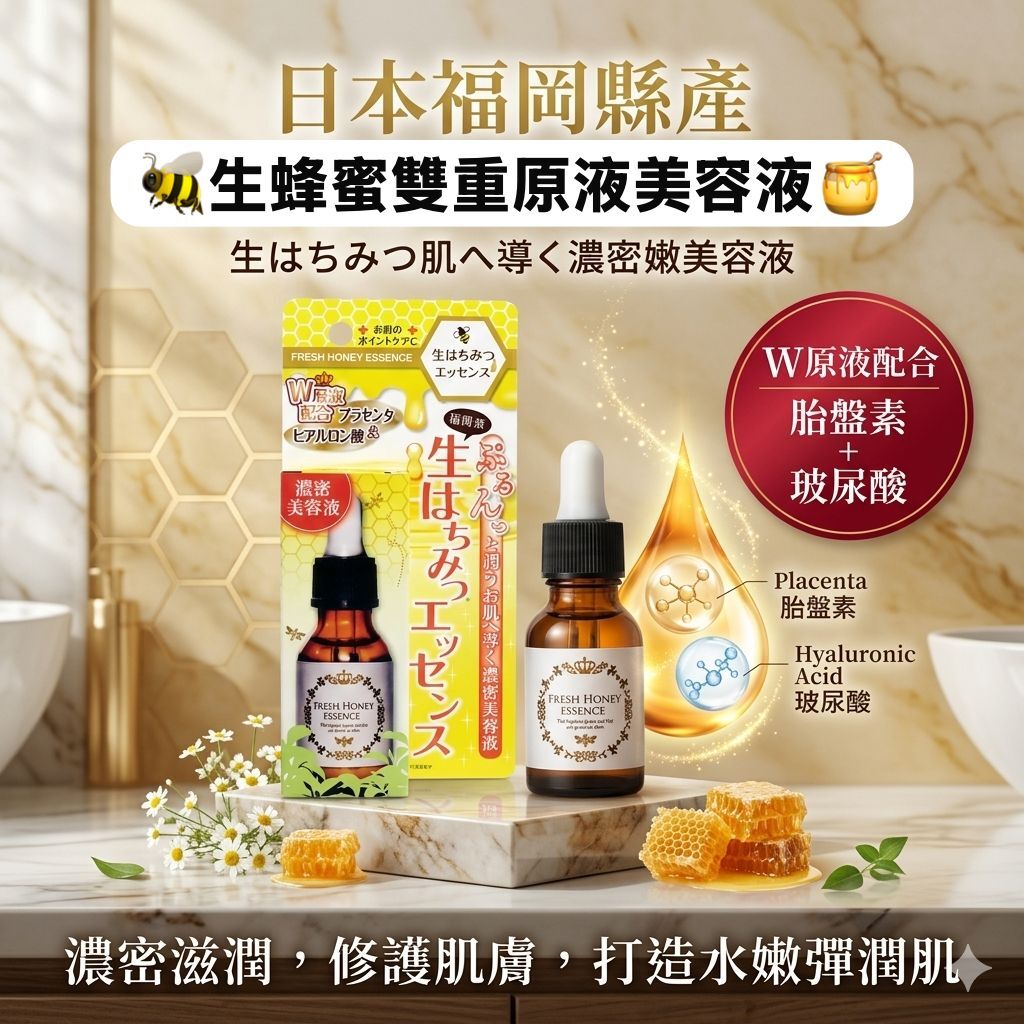 【預購】JM052809 生蜂蜜雙重原液美容液 20ml