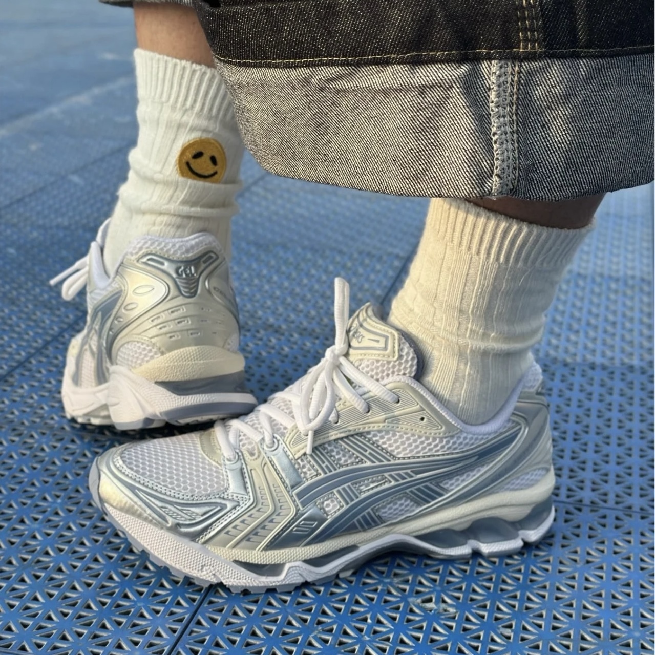 ASICS GEL-KAYANO 14 白藍 銀藍 水藍 休閒 運動鞋 男鞋 1203A537-115