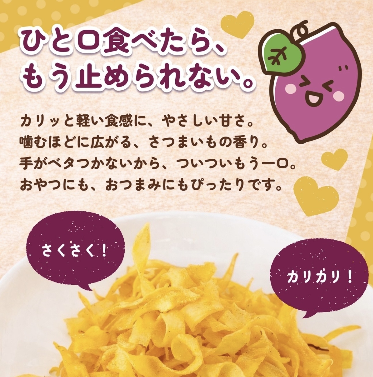 【限定商店】JP 日本工場製 100% 蕃薯超薄脆條 4562 TK260528